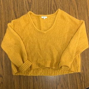 Madewell cropped / boxy sweater